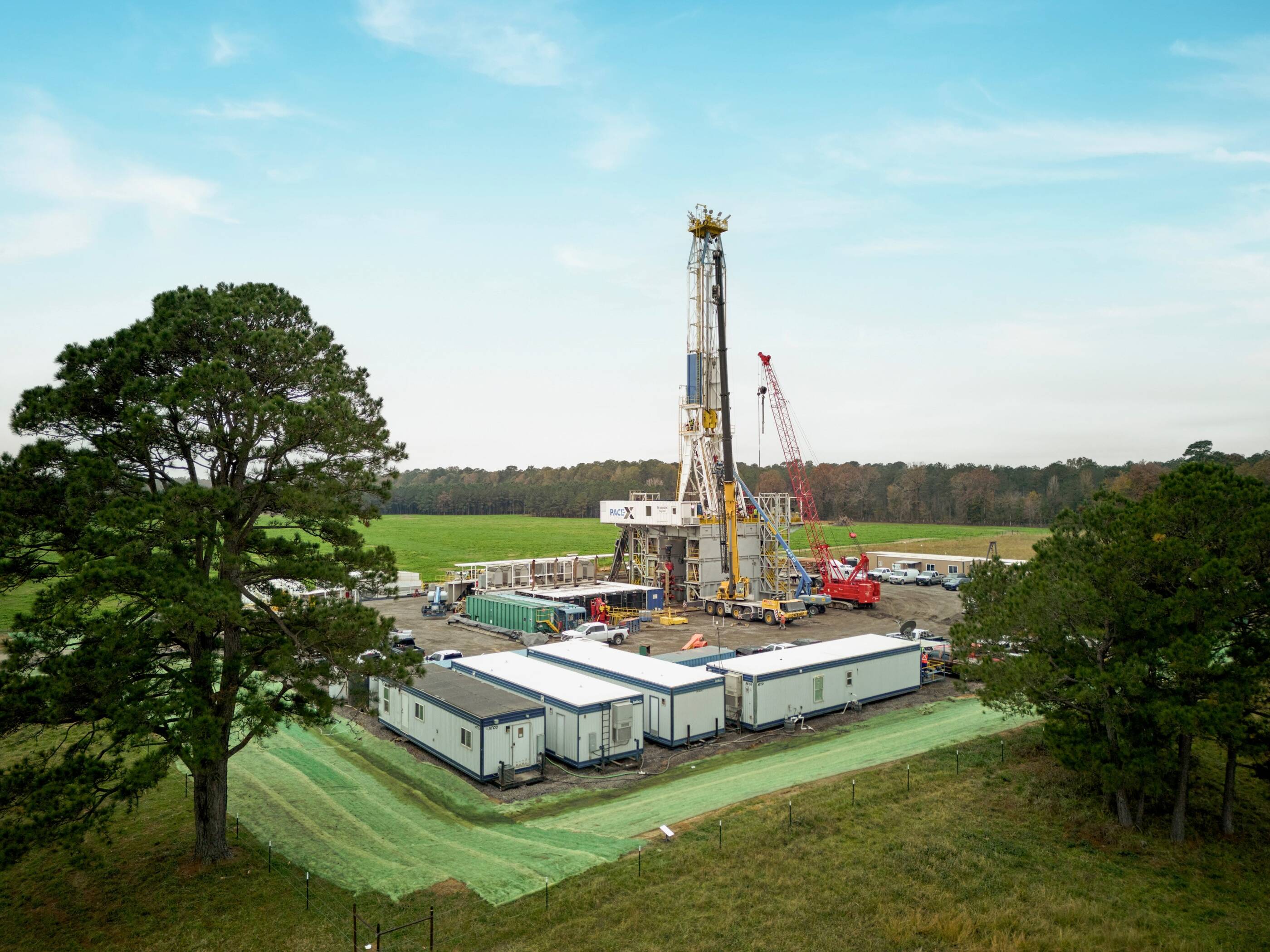 Image Mobilization for Gerald-1 ExxonMobils 1st lithium appraisal well, Columbia County, Arkansas, November 2023
